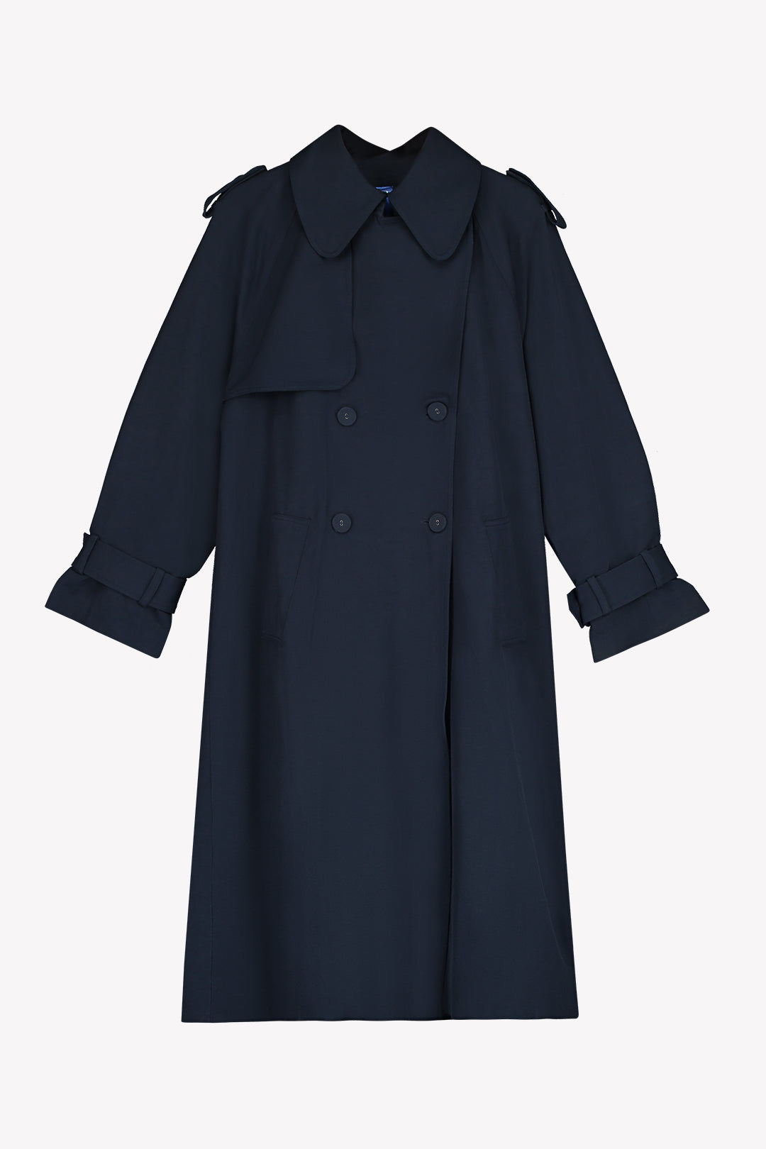Rich Hair Trench Coat