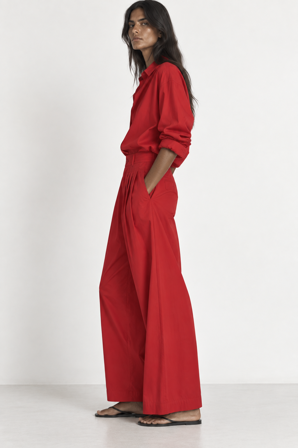 Pantalón TRAMPANTOJO Rojo