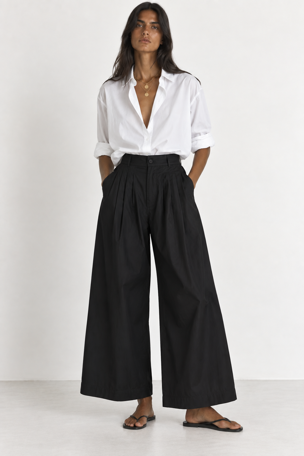 Pantalón TRAMPANTOJO Negro