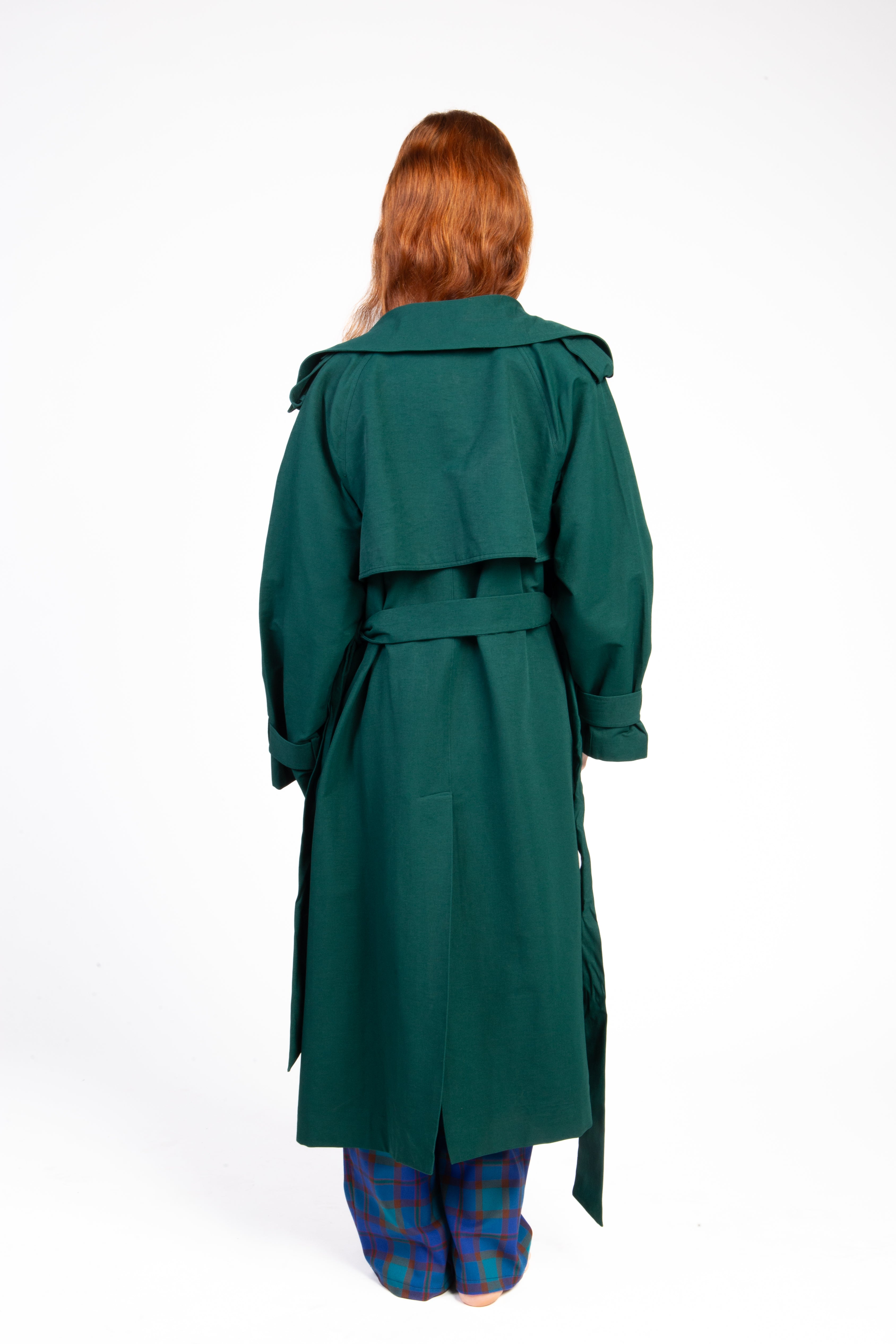 Rich Hair Trench Coat