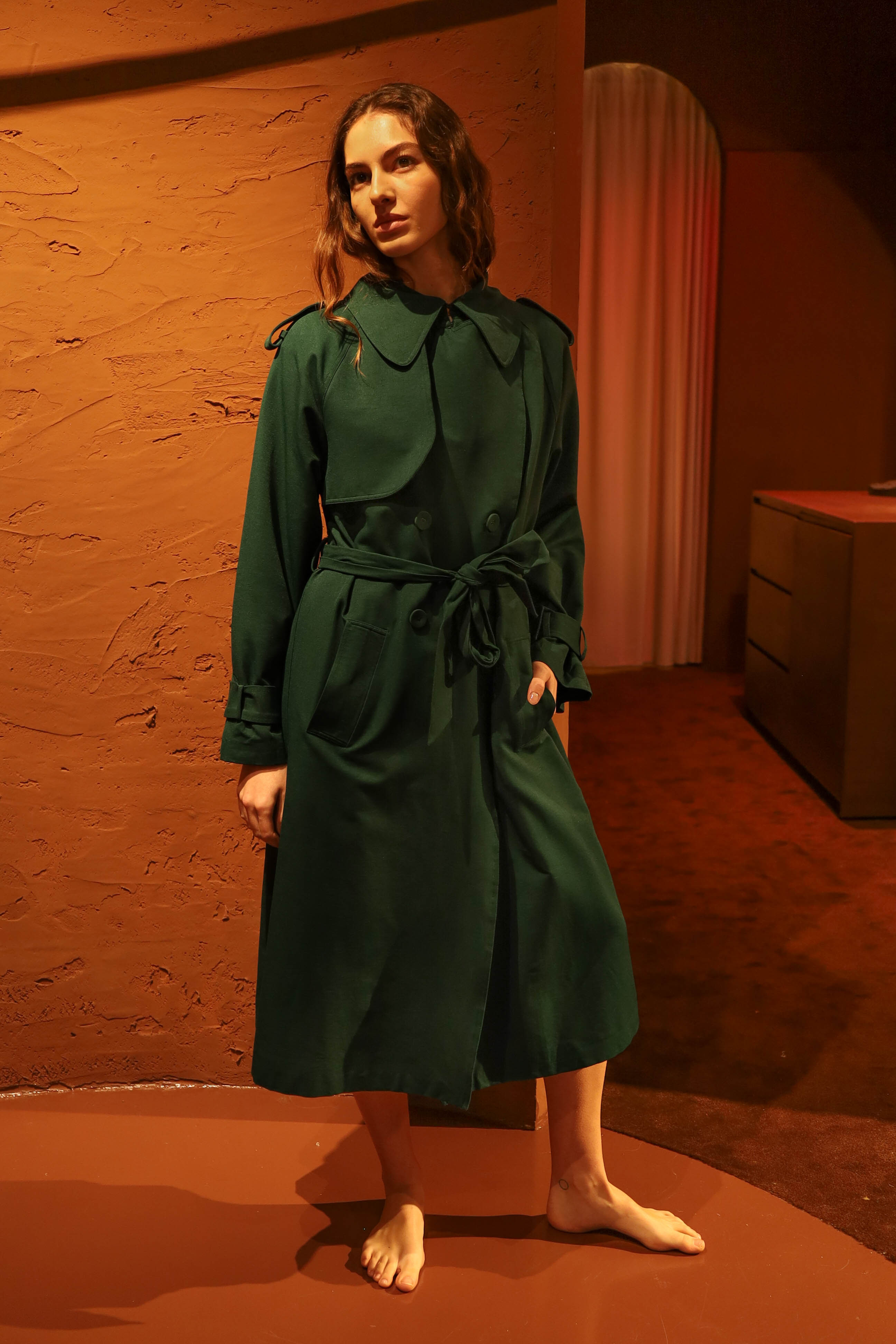 Gabardina PELO DE RICO