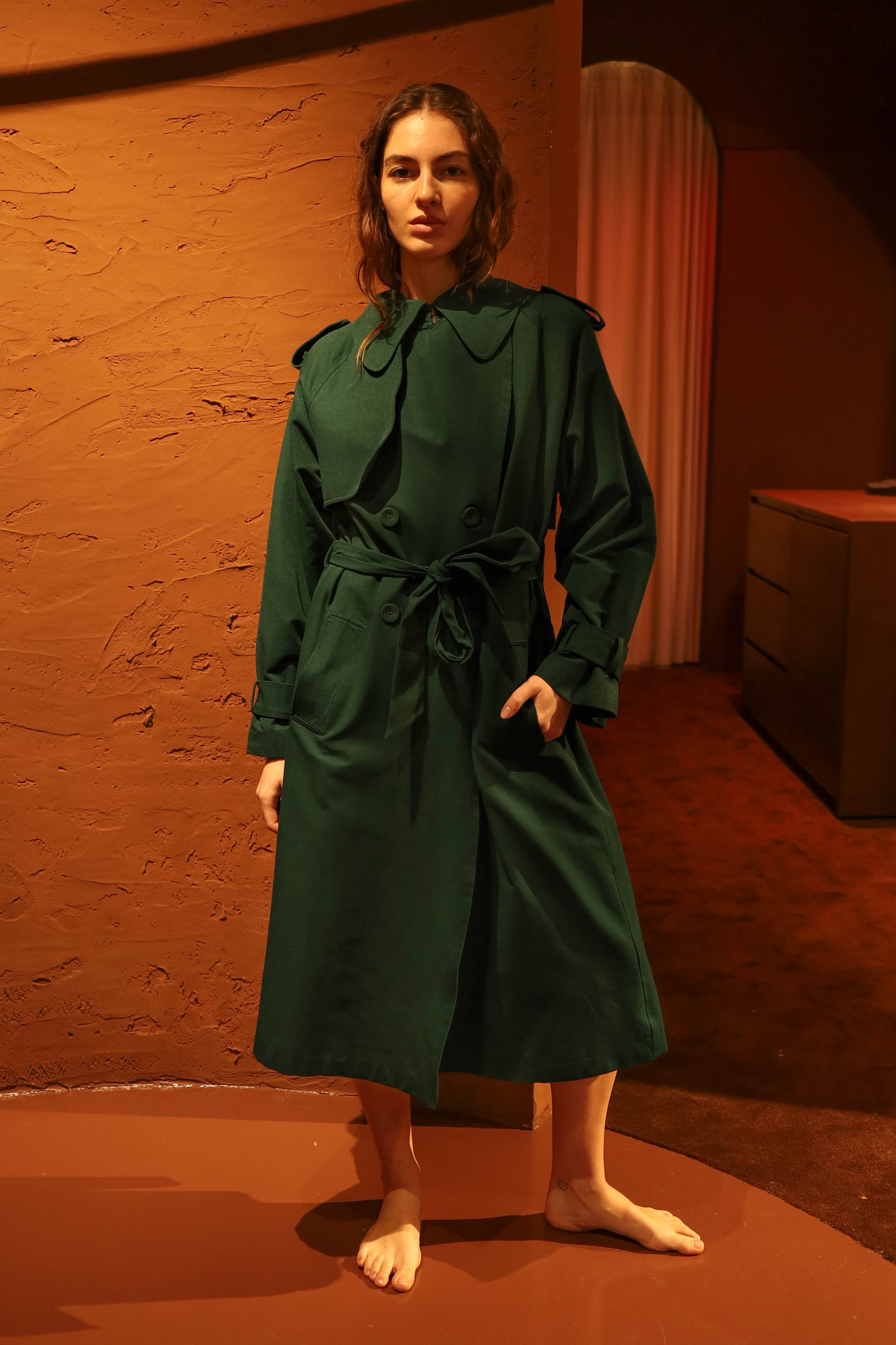 Gabardina PELO DE RICO